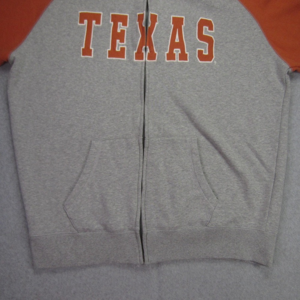 Texas Longhorns Jacket Womens XL Orange Full Zip Embroidered Campus Heritage‎ - Picture 5 of 14